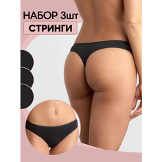 Трусы TEATRO, размер 4/L, черный