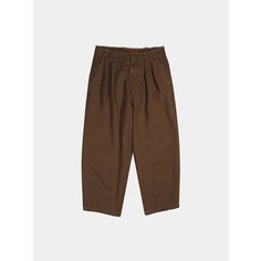 Брюки классические Red September Twill Raw Edge Pleated Pants, размер S, brown