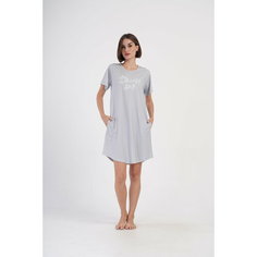 Туника Vienetta, размер 2 XL, серо-белый