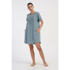 Туника Vienetta, размер 4 XL, бирюзовый