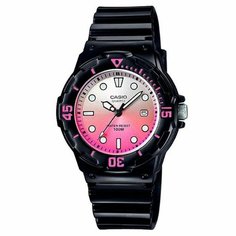 Наручные часы CASIO, черный, белый, розовый, серебряный
