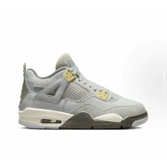 Кроссовки NIKE Air Jordan 4 SE Craft GS, полнота D, размер 6Y, бежевый/крем
