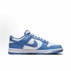 Кроссовки NIKE Dunk Low Grey Fog, полнота D, размер 11 US, голубой/белый