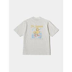 Футболка Red September Graphic Tee Duck Red boots, размер XS/S, white