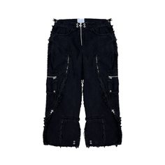 Джинсы карго uberallen, размер S, black washed