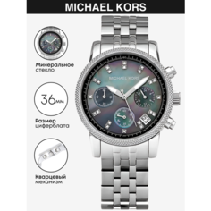 Наручные часы MICHAEL KORS Ritz, серебристый/синий