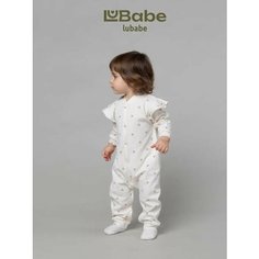 Комбинезон LUBABE, открытая стопа, размер 74, кофе