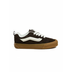 Кеды VANS Knu Skool, размер 7.5 US, белый, коричневый