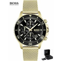 Наручные часы BOSS, золотой, черный