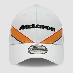 Бейсболка McLaren для взрослых и детей, размер OneSize, оранжевый/белый