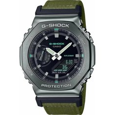 Наручные часы CASIO, хаки, серебряный