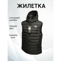 Жилет, размер 8XL, черный Нет бренда