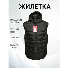 Жилет, размер XL, черный Нет бренда