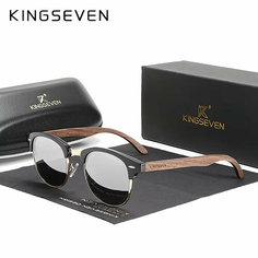 Солнцезащитные очки KINGSEVEN, серебристый