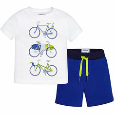 Комплект одежды Mayoral велосипеды, размер 80, белый