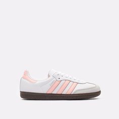 Кроссовки adidas Samba OG, размер 7 US, белый/розовый