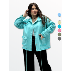 Куртка джинсовая Tango Plus, размер 68, голубой, синий