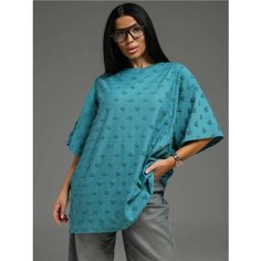 Футболка LOVETEX.STORE Базовая коллекция, 1 шт., размер 44-54, зеленый