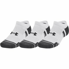 Носки Under Armour UA Performance Tech 3pk NS, комплект, 3 пары, размер L, белый/черный