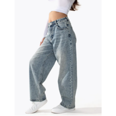 Джинсы багги MIAMI, размер W28, vintage stone wash denim Нет бренда