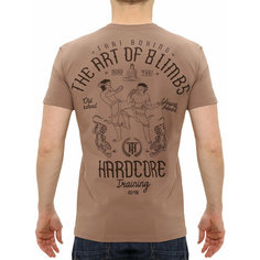 Футболка HARDCORE TRAINING Muay Thai, размер S, светло-коричневый