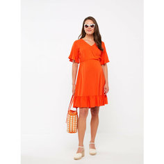 Платье LC Waikiki, размер 38, bright orange