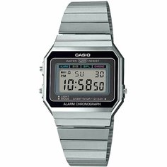 Наручные часы CASIO Vintage, серебристый
