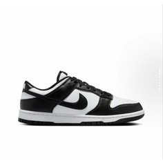 Кроссовки NIKE Dunk Low Black and White, полнота D, размер 6.5 US, черный/белый