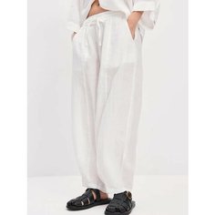 Брюки багги NORVEG Linen, размер S/42-44, белый