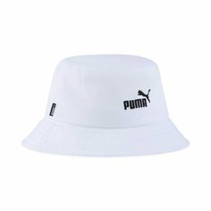 Панама PUMA ESS NO.1 LOGO Bucket Hat для мужчин, размер M, белый