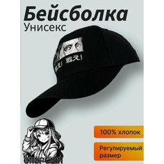 Кепка для мужчин и женщин, размер 56-60, черный круг Chepchik