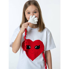 Футболка Leya.me Hearts Alive, размер 104/110, белый
