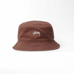 Панама Stussy Stock Bucket Hat для мужчин и женщин, размер L/XL, coffee