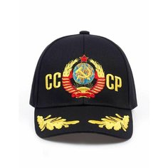 Бейсболка для мужчин, размер 56-60, black Нет бренда