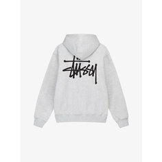 Толстовка Stussy Basic Stussy, размер M, , серый