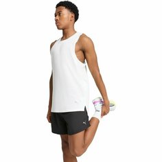 Майка спортивная PUMA Graphic Mesh Running Singlet Men, размер XXL, белый