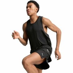 Майка спортивная PUMA Graphic Mesh Running Singlet Men, размер XL, черный