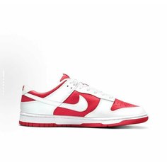 Кроссовки NIKE Dunk Low Reverse University Red, полнота D, размер 10.5 US, Red/White/White