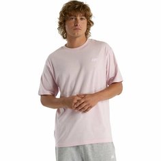 Футболка спортивная New Balance Sport Essentials Cotton T-Shirt, размер S INT, рoзовый