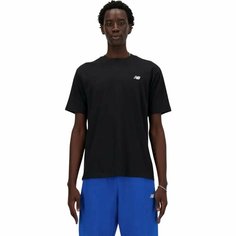 Футболка спортивная New Balance Sport Essentials Cotton T-Shirt, размер S INT, черный