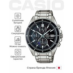 Наручные часы CASIO Edifice, черный/серебряный