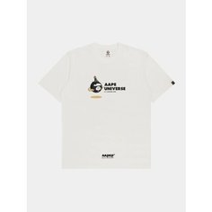 Футболка AAPE BY A BATHING APE Universe Graphic, размер S, white