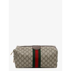 Косметичка GUCCI, , бежевый