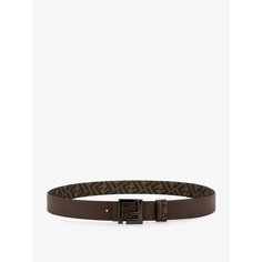 Ремень FENDI для мужчин, размер 85, коричневый
