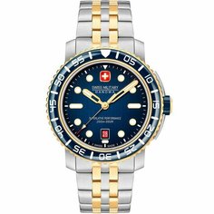 Наручные часы Swiss Military Hanowa Aqua, золотой/синий