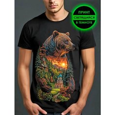 Футболка Romax Tex, размер 60, черный