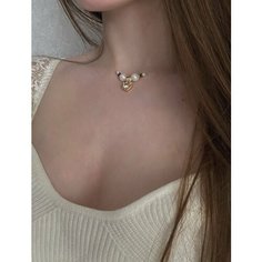 Колье Pearl Dawns, циркон, длина 37 см, белый жемчуг 3
