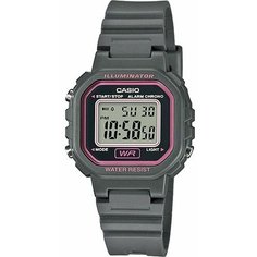 Наручные часы CASIO Vintage, розовый, серый, черный, голубой, синий, фиолетовый