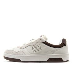 Кеды Tommy Jeans, размер 40 EU, белый/коричневый