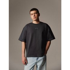 Футболка ample gamma базовый гардероб, размер M, графитовый